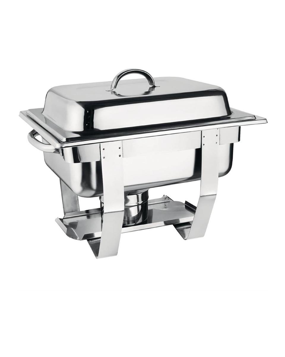 Chafing Dish-Set - 1/2 GN - 3,7 Liter - Silber - H 30 x 36,5 x 30 cm - Edelstahl - Olympia - CN607