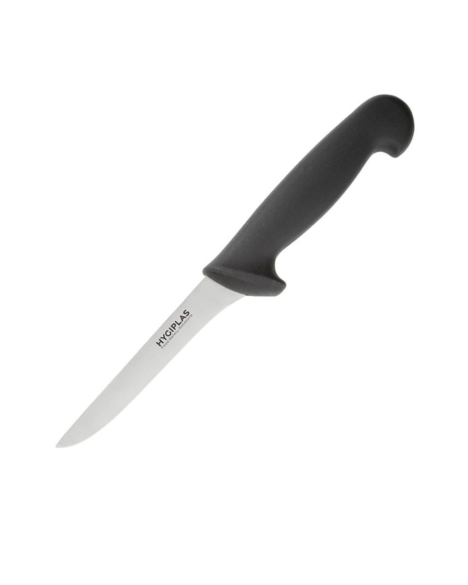 HYGIPLAS schwarzer Nylongriff. Ausbeinmesser 12,5 cm