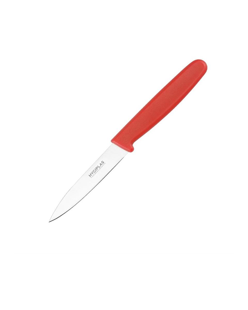HYGIPLAS farbcodierte Messer Gemüsemesser Rot 7,5 cm - C542