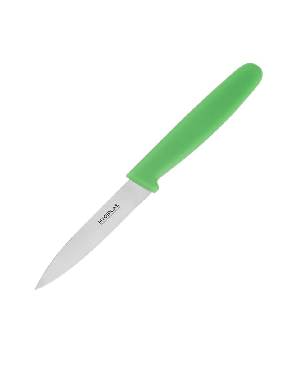 HYGIPLAS farbcodierte Messer Gemüsemesser Grün 7,5 cm - C545