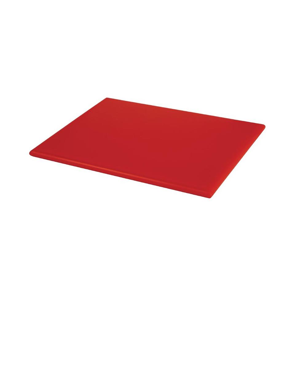 Schneidebrett - HDPE - Rot - H 1,2 x 22,5 x 30 cm - Polyethylen hoher Dichte - Hygiplas - HC866