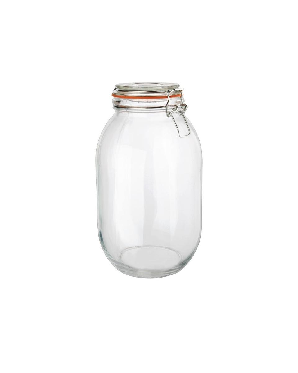 Konservenglas - 2 Liter - Ø 8,9 x H 25,5 cm - Glas - Vogue - P494