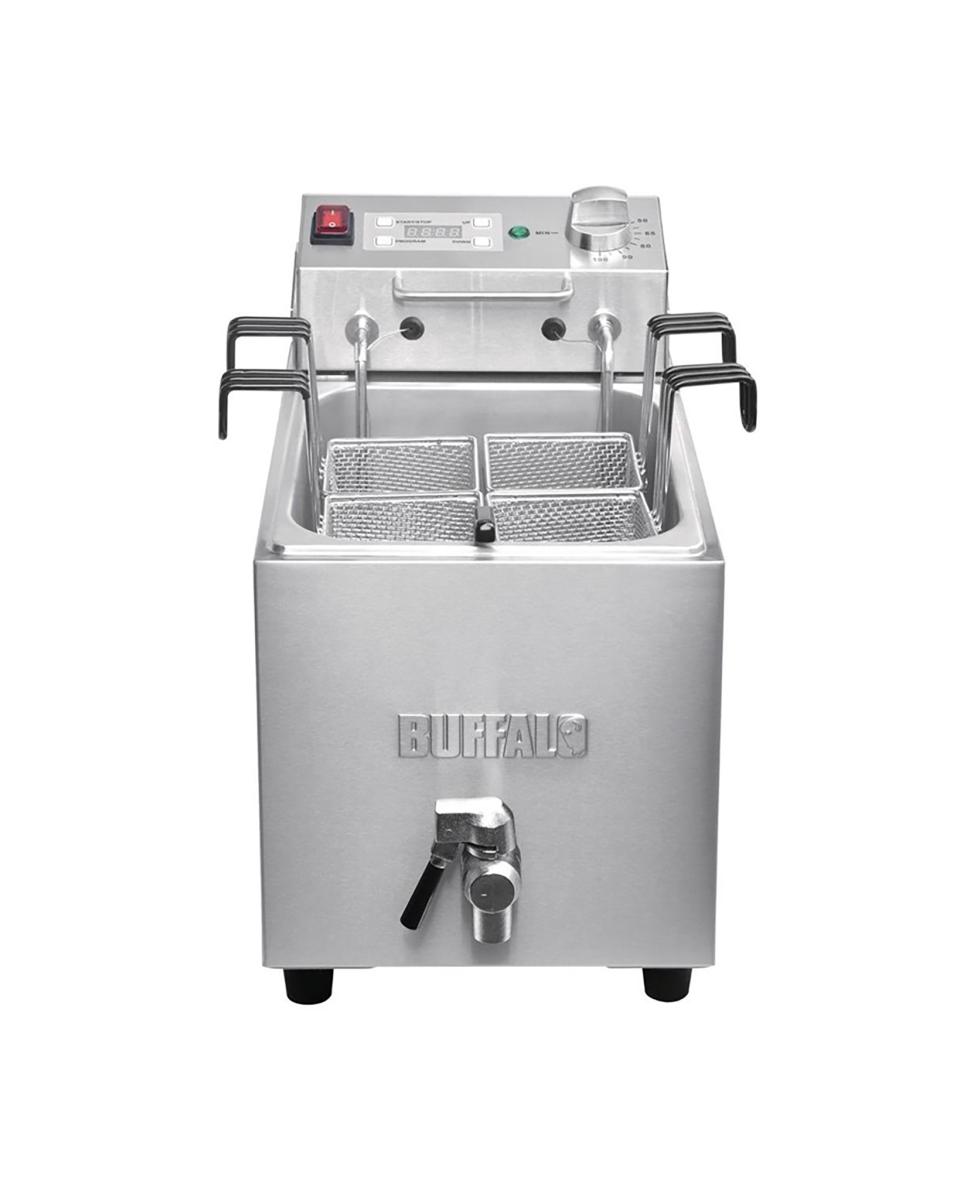 Pastakocher - 8 Liter - H 43 x 28,5 x 52 cm - 2,9 kW - 230 V - Buffalo - DB191