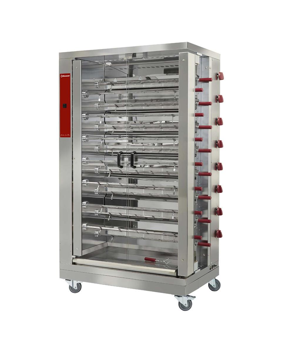 Hähnchen-Grill - Gas - 90 Hähnchen - Chicken Line Plus - RVG / 152-CM- Diamond