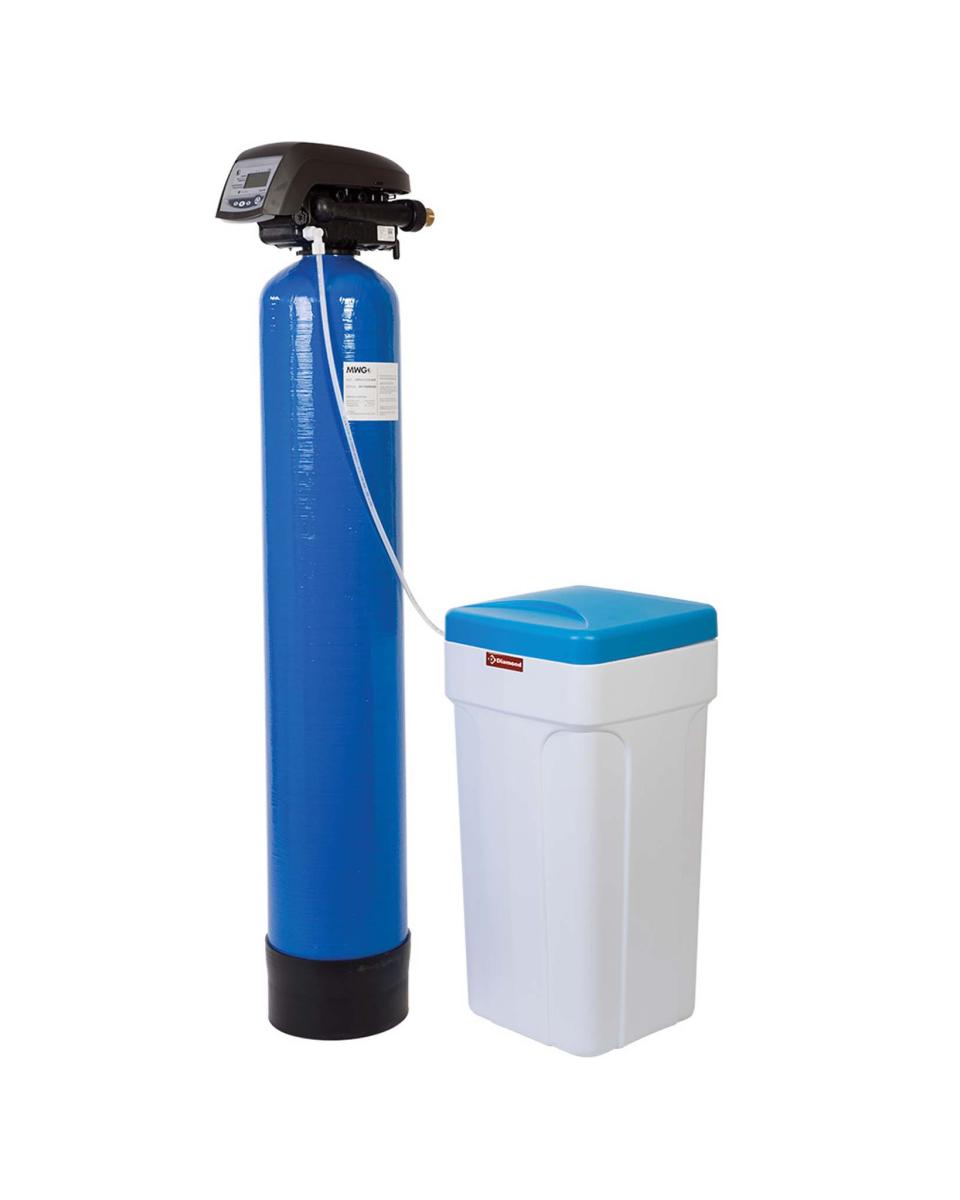 Wasserenthärter – 50 Liter – Chrono und Volumenmesser – Außenflasche – Diamond – ADD-50/DL-2