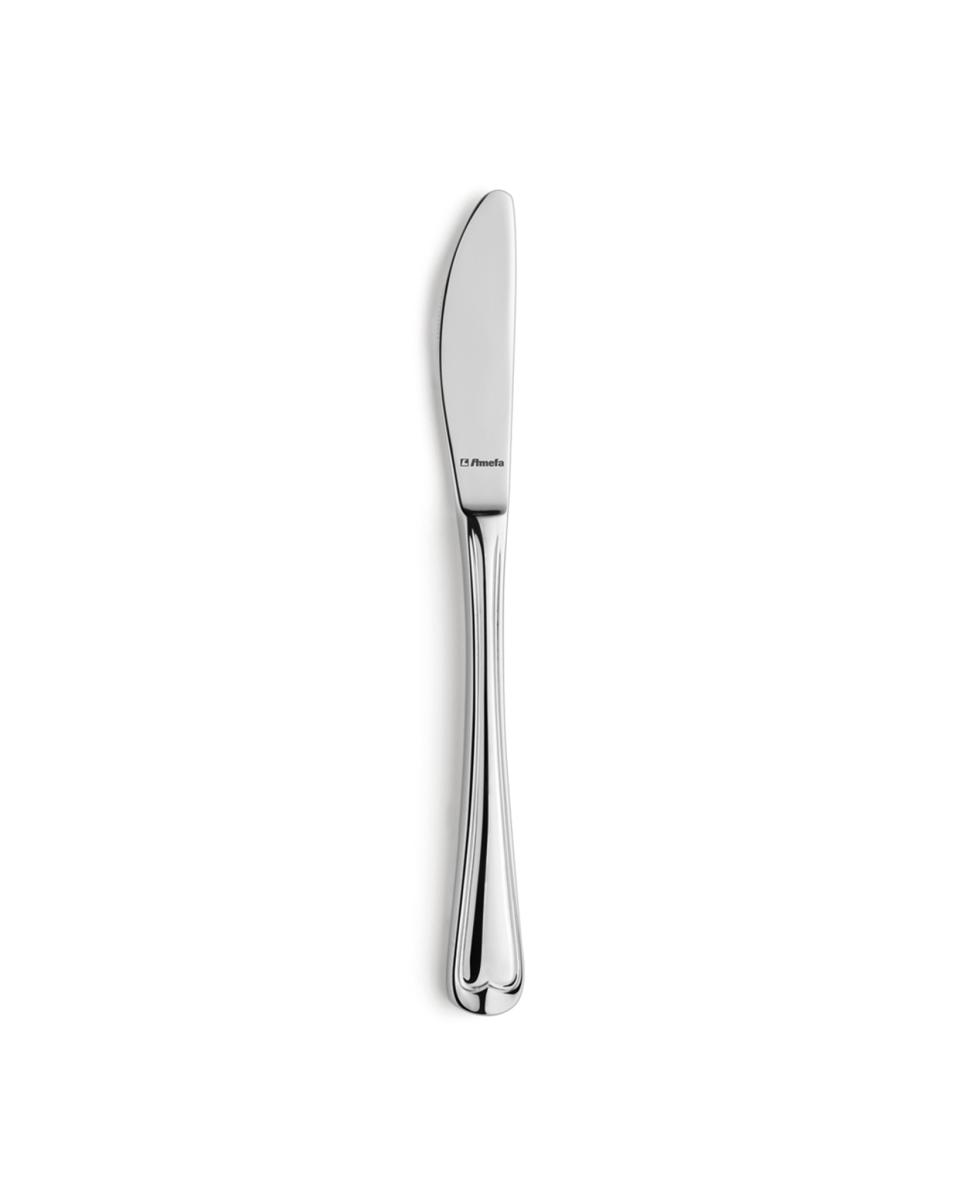 Tafelmesser - Elegance - 12 Stück - 21,5 cm - Silber - Edelstahl - Amefa - 720400B000305