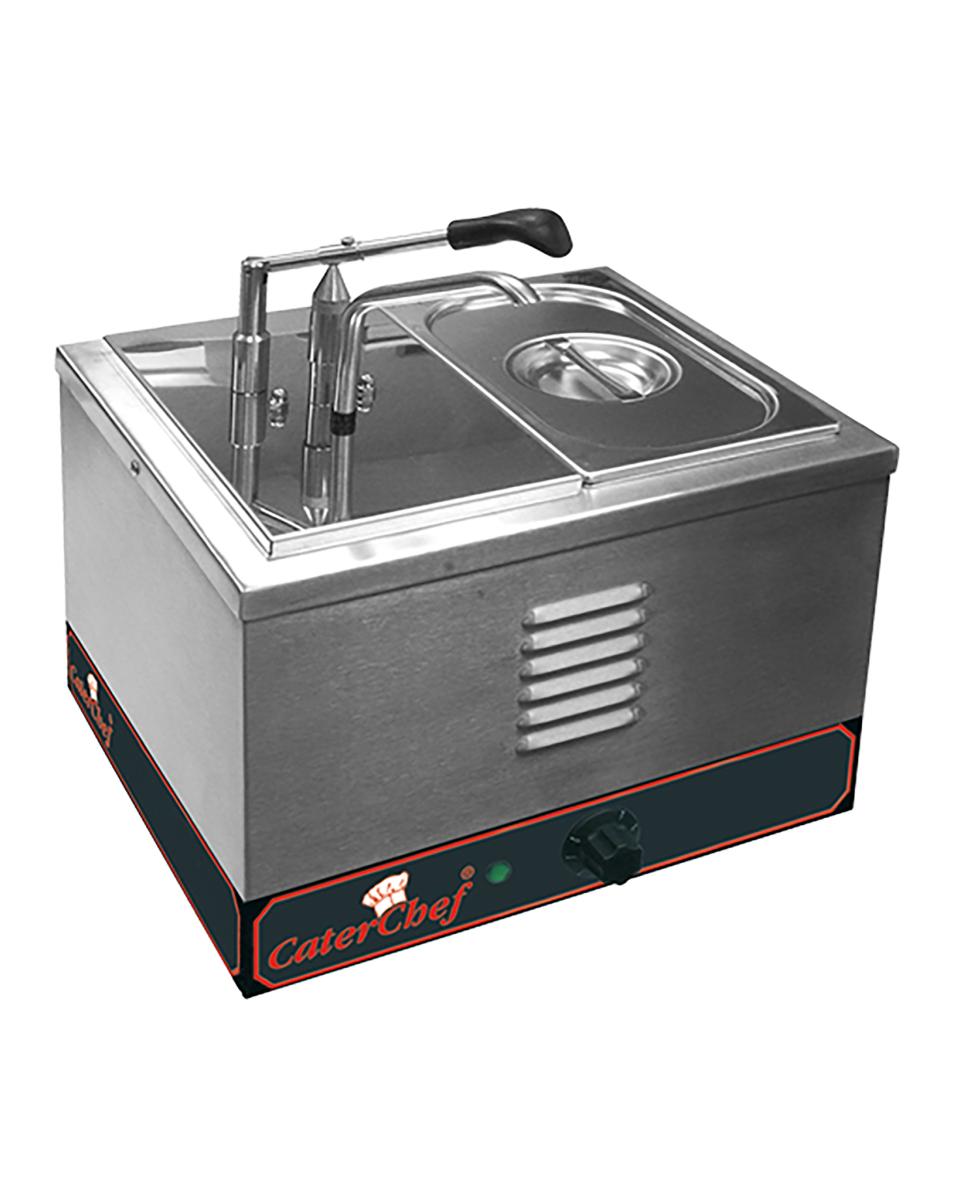 Saucenwärmer - H 27 x 36,5 x 36 CM - 5 KG - 220 - 240 V - 2000 W - 7,6 Liter - +0°C / +90°C - Caterchef - 688224