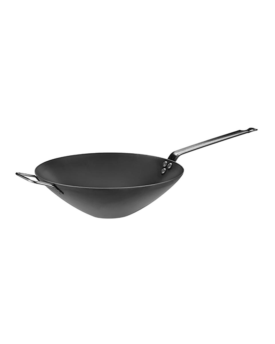 Wok – H 9,5 CM – 1,46 KG – Ø30 CM – Stahlblech – Pujadas – 720890