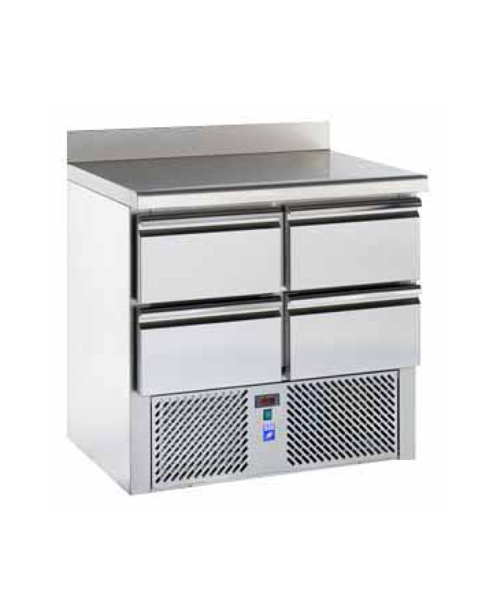 Kühltisch - 4 Schubladen - Tecnodom - SL02NX