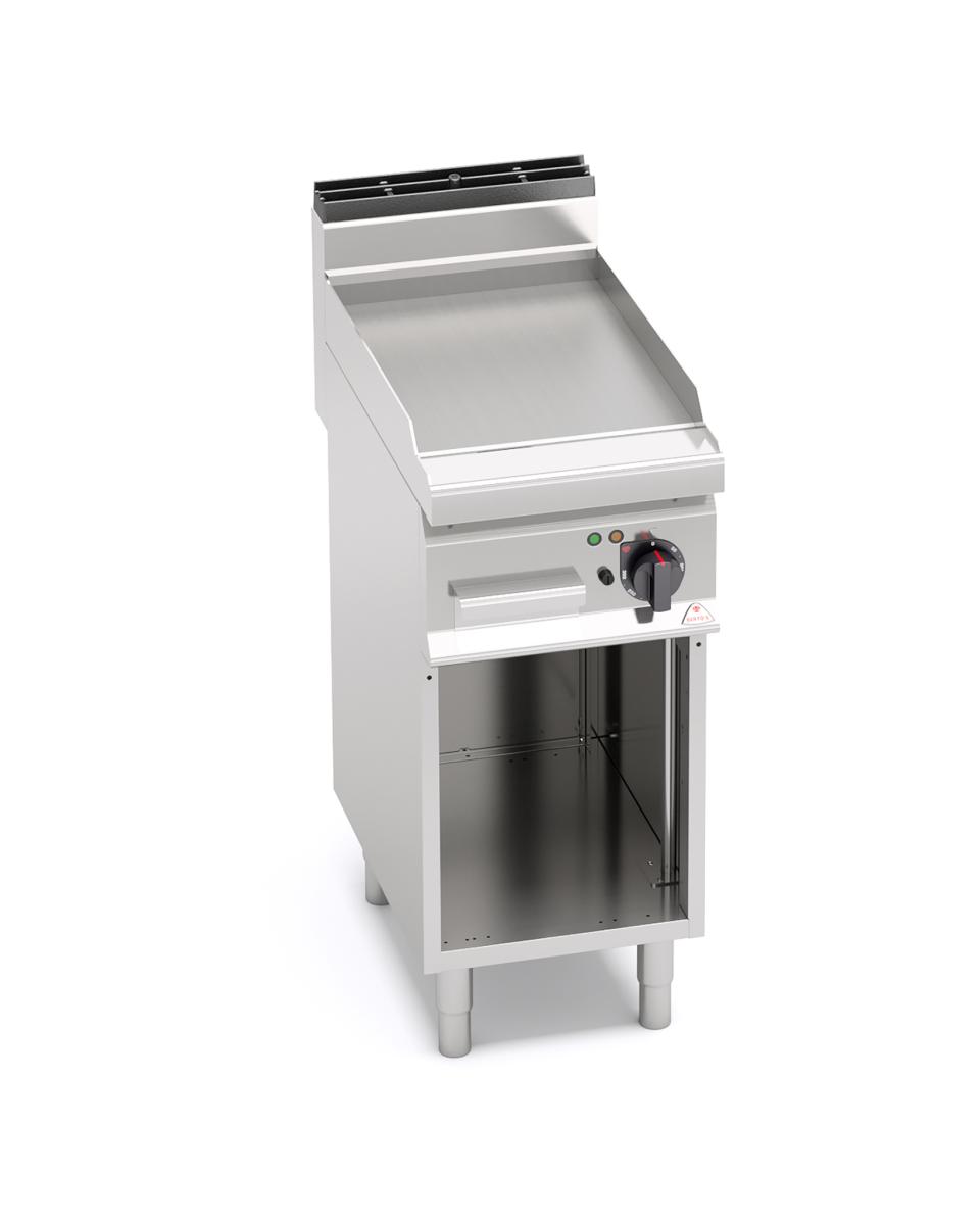 Grillplatte - 40 cm - glatt - elektrisch - Standmodell - Berto's - E7FL4M