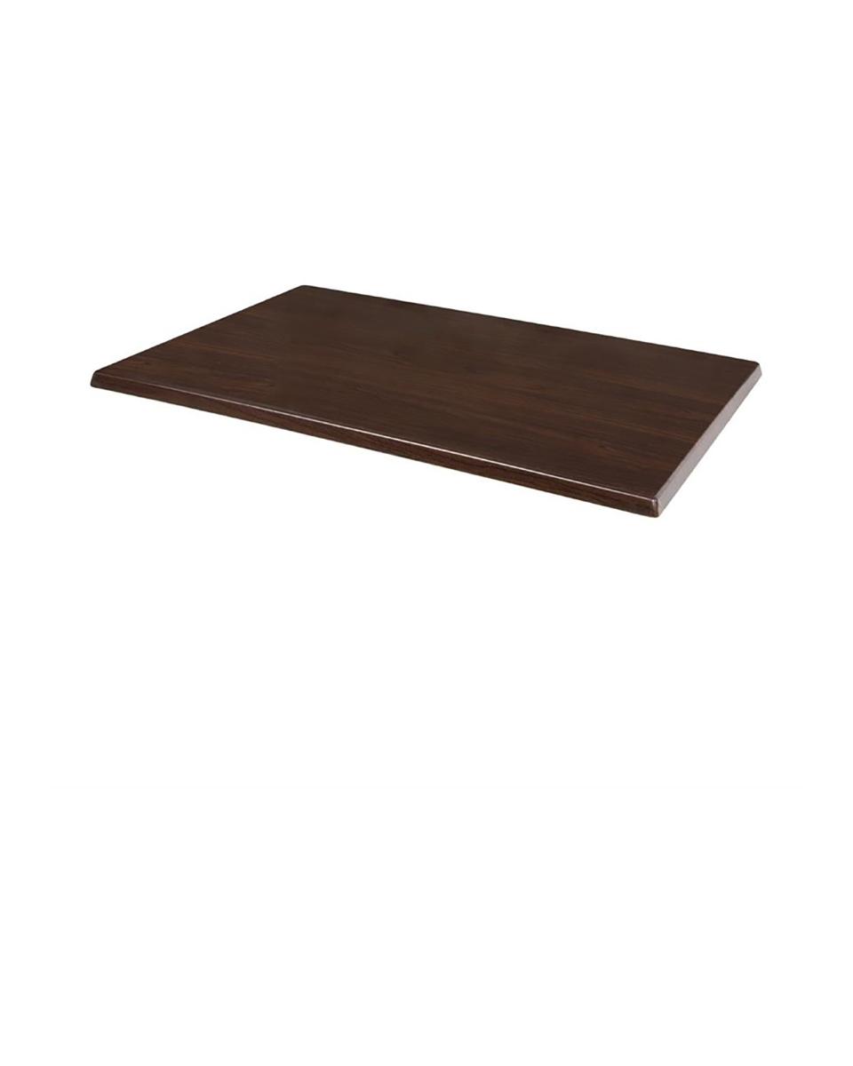 Tischplatte - Dunkelbraun - Braun - H 3 CM - Spanplatte/Folie - Bolero