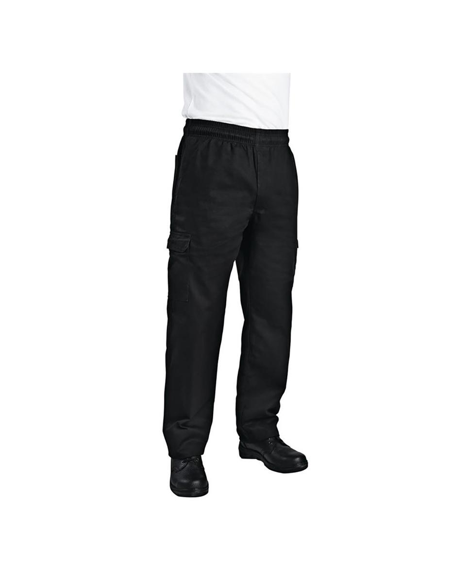 Hose – Unisex – Schwarz – Baumwolle – Chef Works – B222