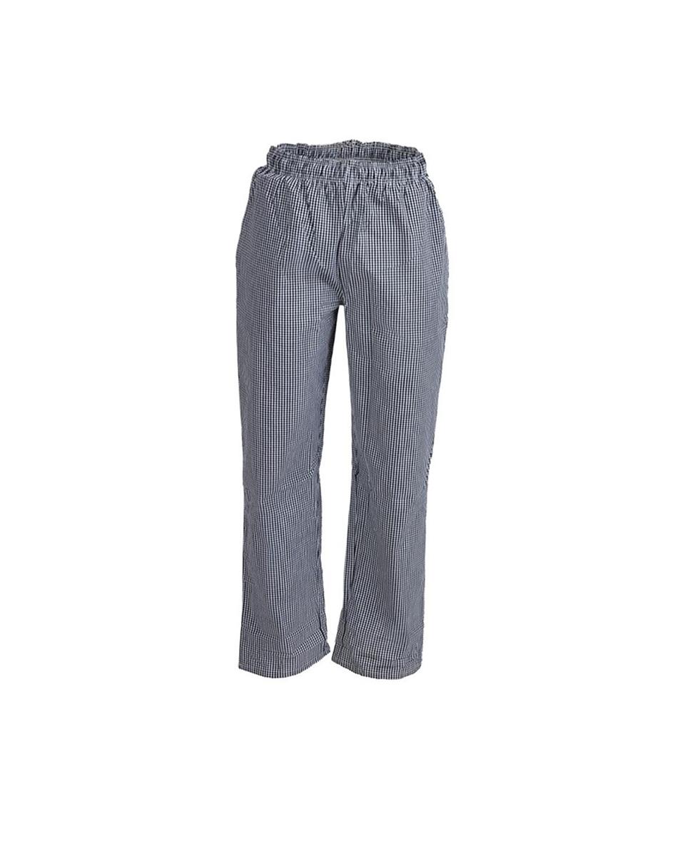 Kochhose – Unisex – Schwarz/Weiß – Polyester/Baumwolle – Weiße Kochkleidung – DL712