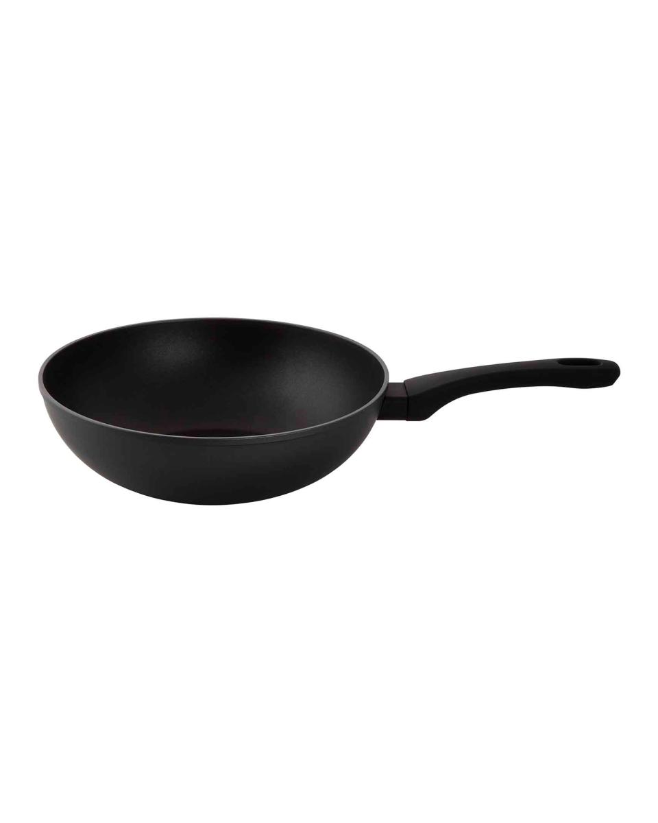 Wok - Ø28 CM - Aluminium - Schwarz - Mammut - Vesuvio - 530349