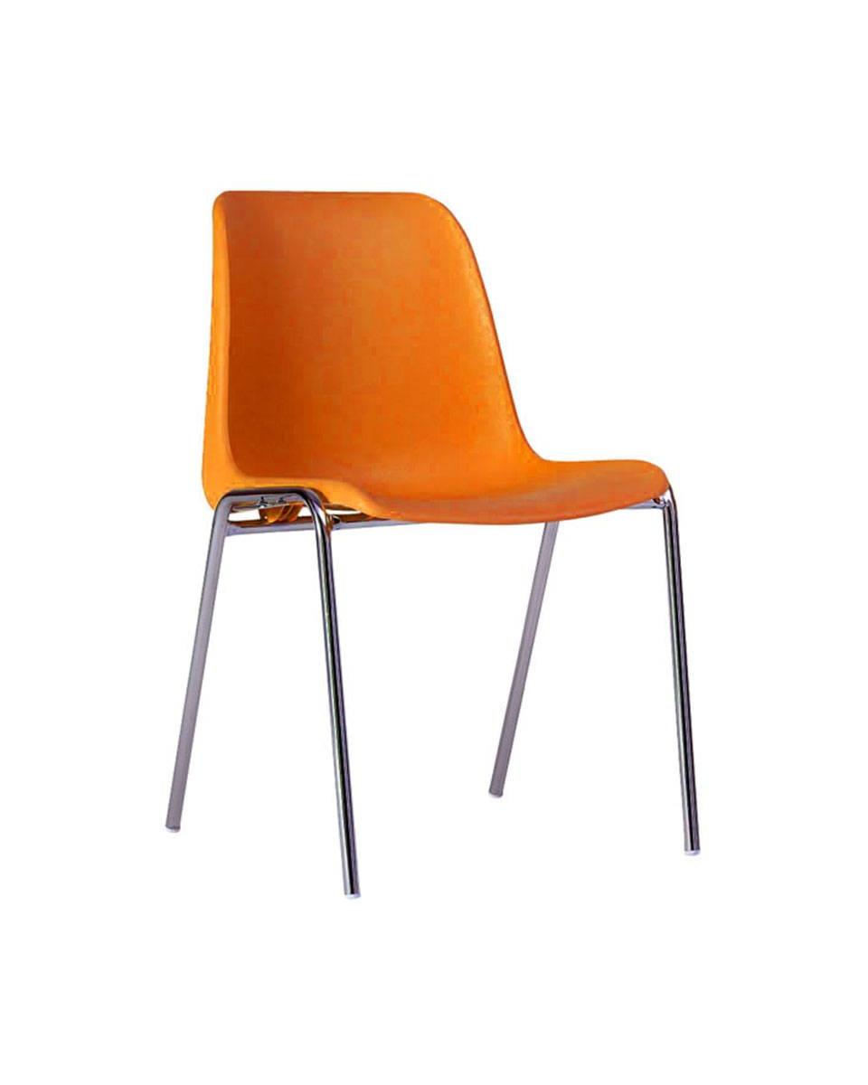 G-Line-Stuhl - Helene - Orange - Stapelbar - G-Line - HW01004