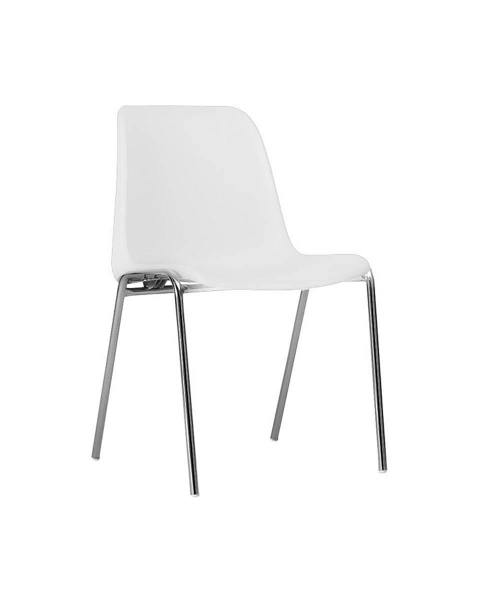 G-Line-Stuhl - Helene - Weiß - Stapelbar - G-Line