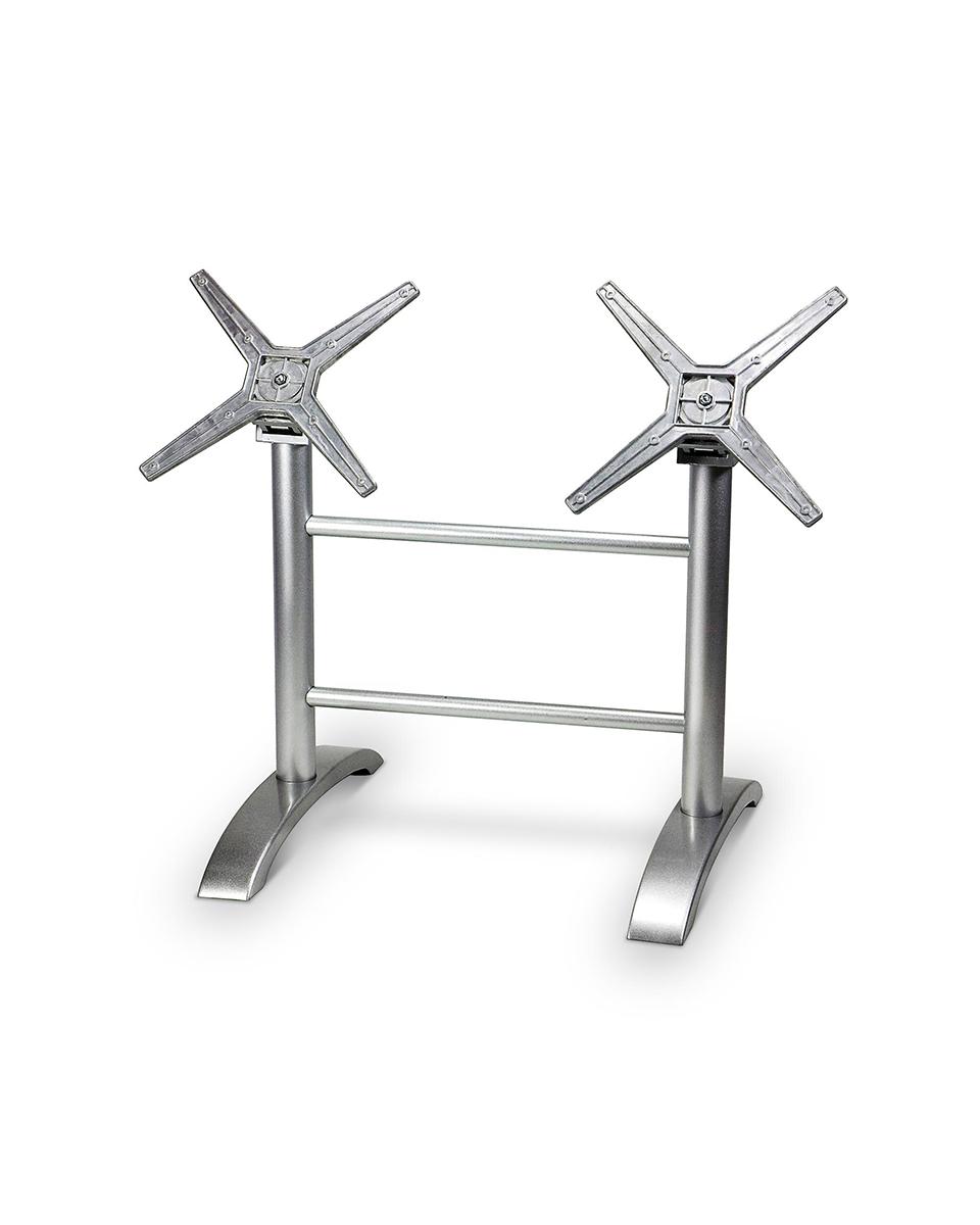 Tischgestell / Tischbein - Avilia Rect - Breit - Silber - G-Line
