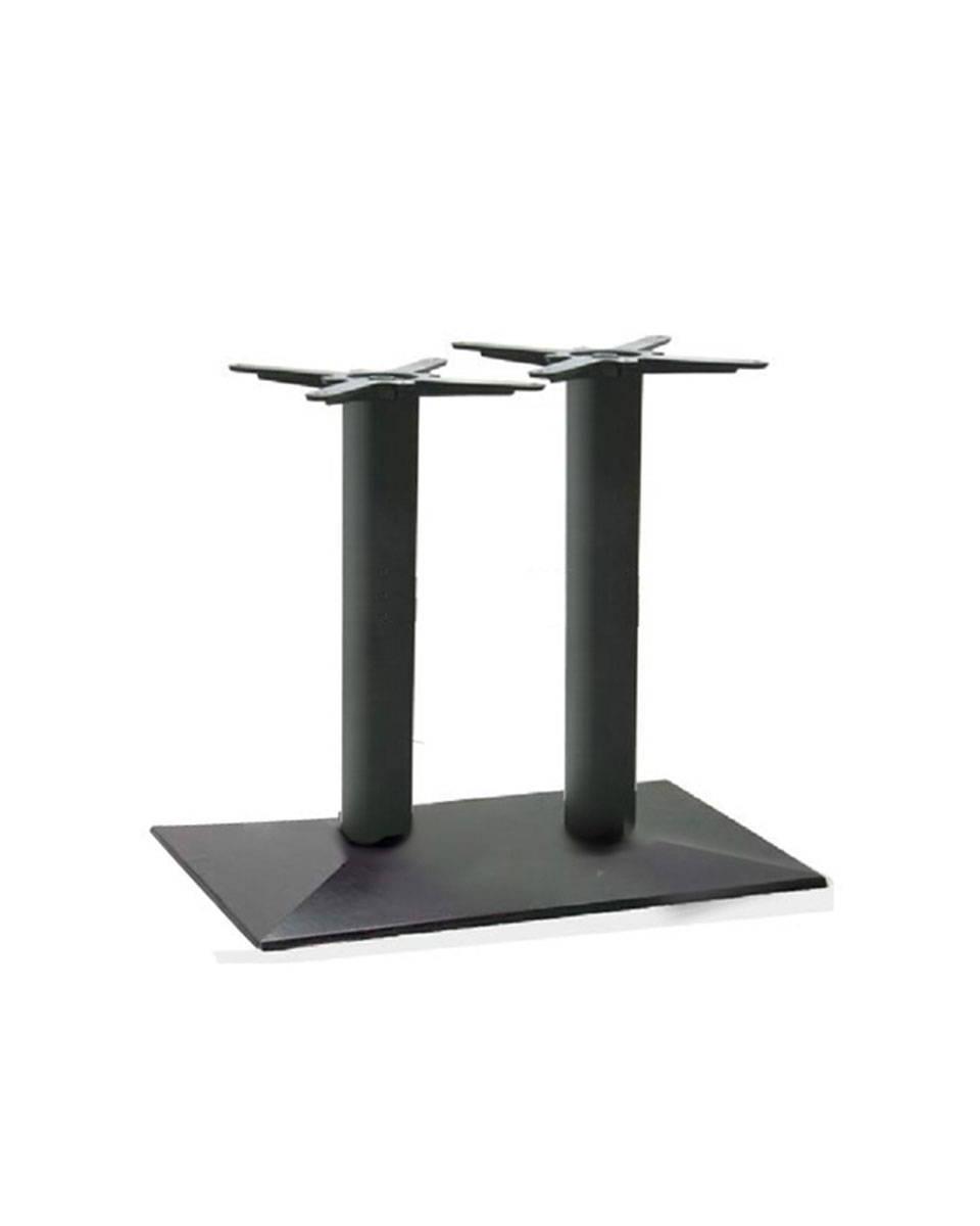 Tischgestell / Tischbein - Doppel - Schwarz - G-Line