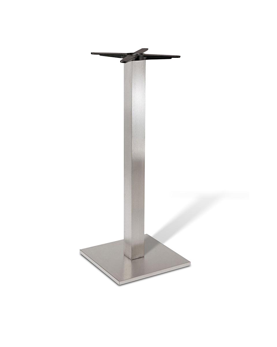 Tischgestell / Tischbein - Stehtisch - Edelstahl - Silber - G-Line