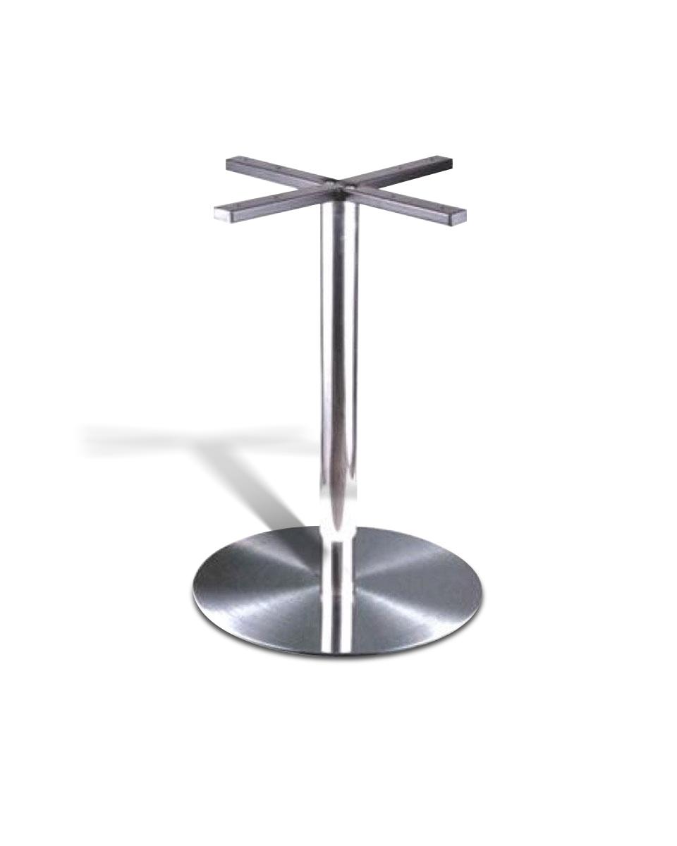Tischgestell / Tischbein - Edelstahl - Silber - G-Line