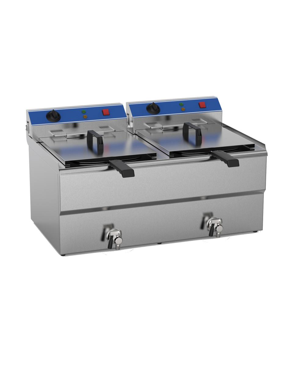 G-Line-Fritteuse - Mit Ablasshahn - 2 x 8 Liter - G-Line - 058148