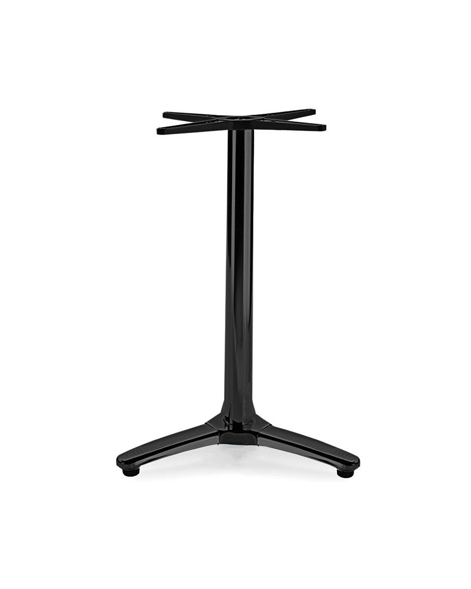 Tischgestell / Tischbein - 3 Standfüße - Roma - Schwarz - Promoline