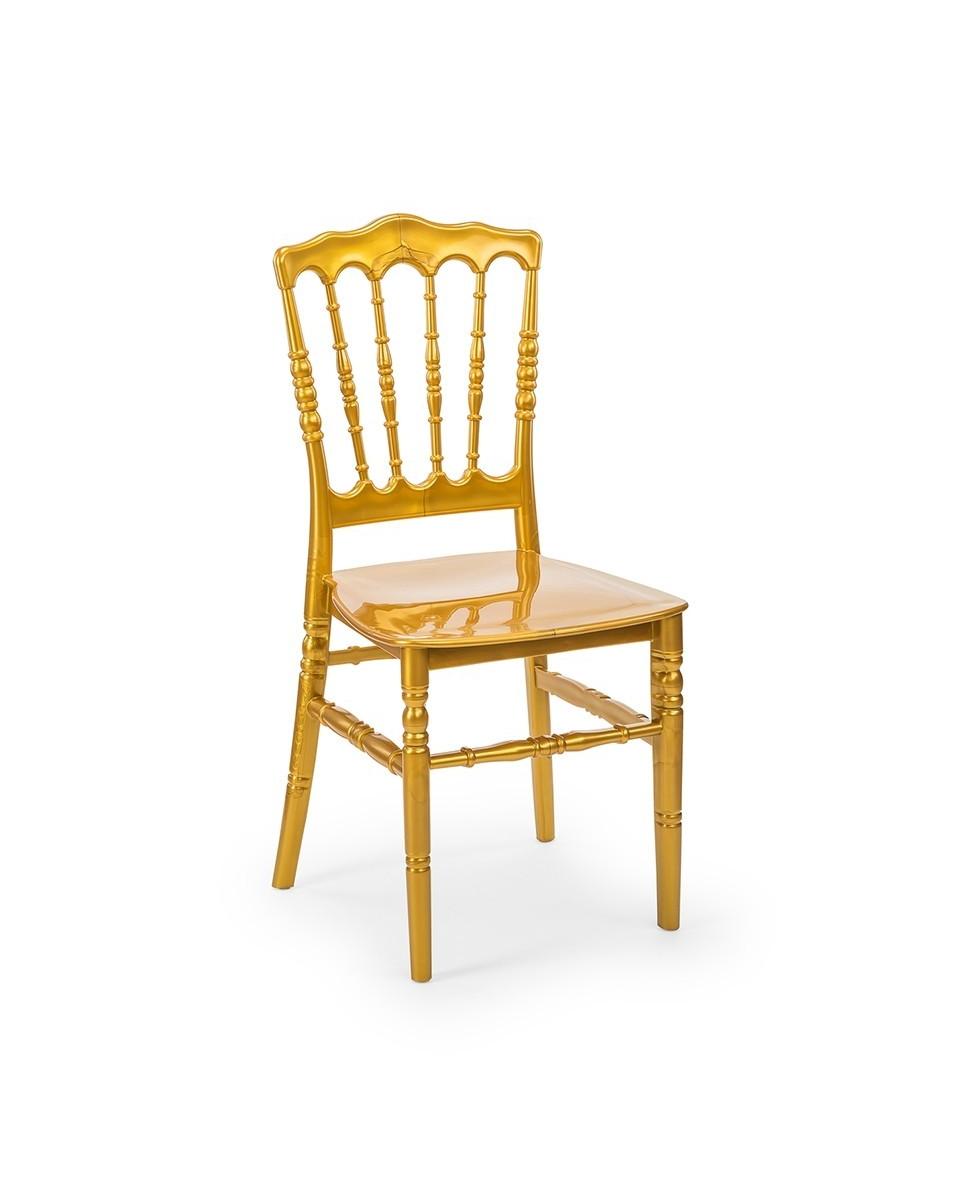 Gastronomiestuhl - Napoleon - Gold - Wedding Chair