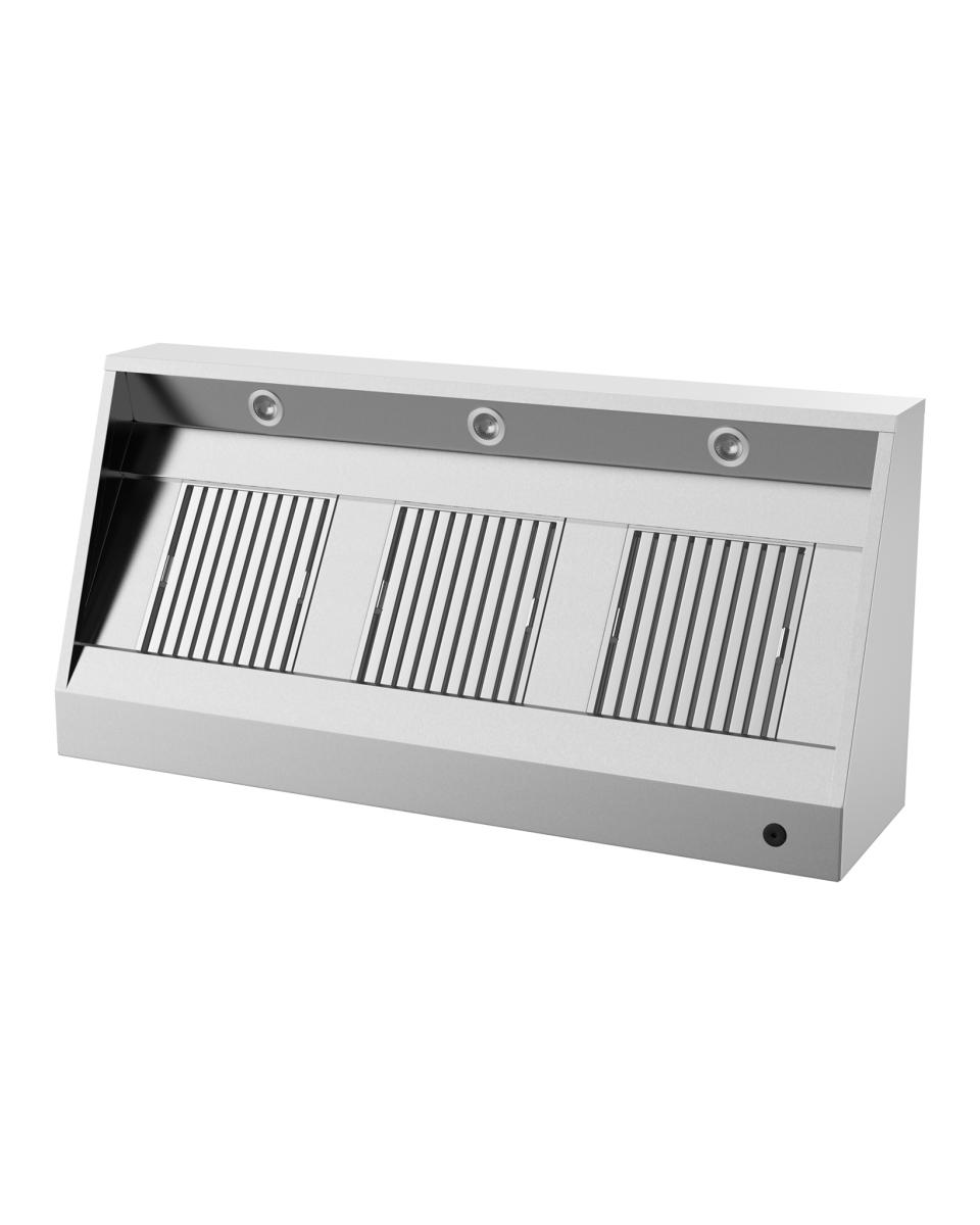 G-Line-Dunstabzughaube - Schräg - H 40 x 150 x 95 CM - Inklusive Beleuchtung - G-Line
