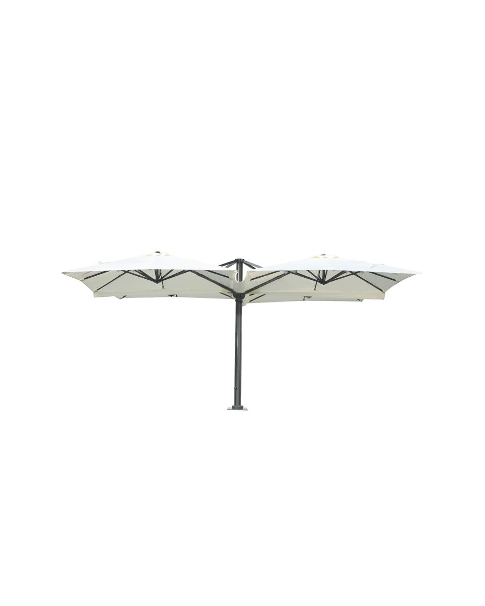 G-Line-Sonnenschirm 4-teilig inkl. Schutzhülle - 4 mal 250x250 cm - Beige