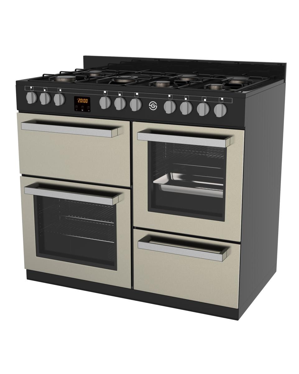 Gasherd - 7 Brenner - H 90 x 100 x 60 cm - Beige - G-Line