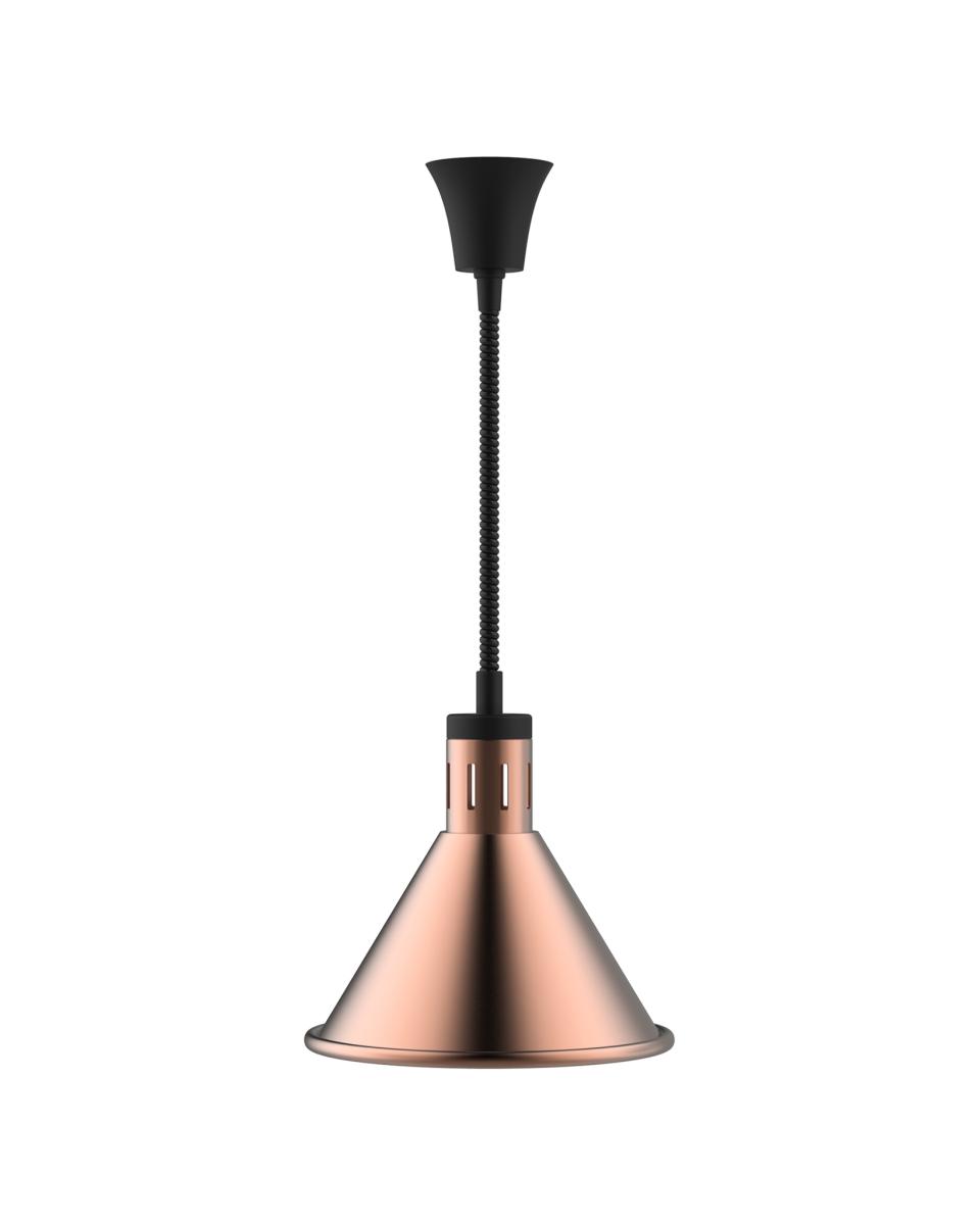 Wärmelampe - Inkl. Beleuchtung - 250 Watt - Bronze - 230 V - verstellbar - 150 cm - Promoline