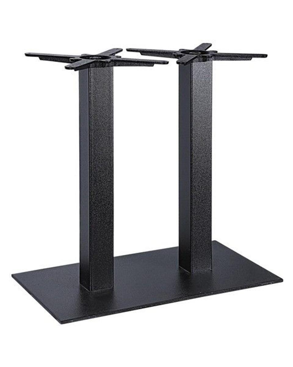 Tischgestell - Gusseisen - H 108 x 70 x 40 cm - Schwarz - G-Line