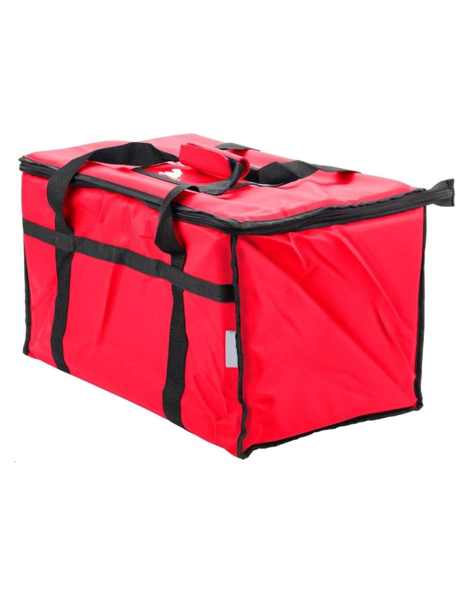 Lebensmitteltransporttasche - 58 x 35 x 35 cm - Polyester - Rot - Promoline