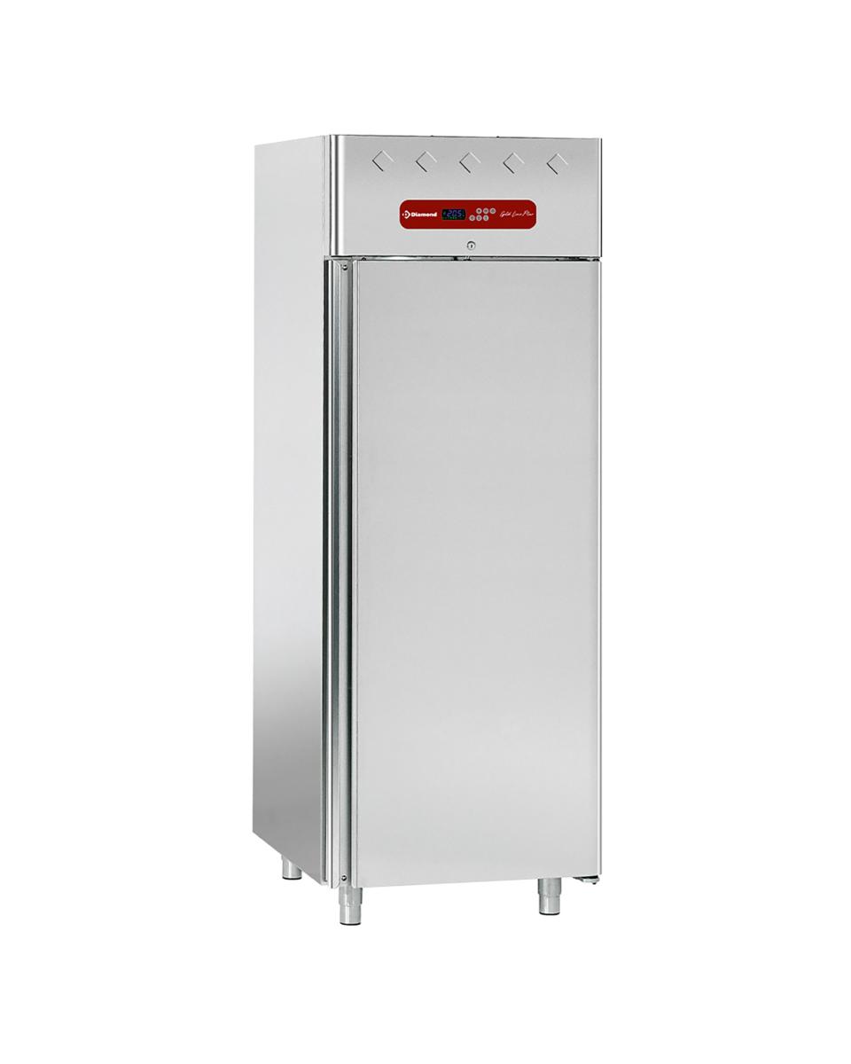 Gastronomie Kühlschrank - 700 Liter - 1 Tür - 40 x 60x40 cm - 20 x 60x80 CM - H 202,5 x 79 x 101 cm - Edelstahl