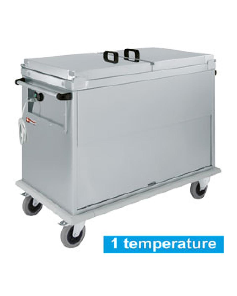 Bain-Marie - Elektrisch - Auf Wagen - 3 x 1/1 GN - Diamond - CTBM/3C-T