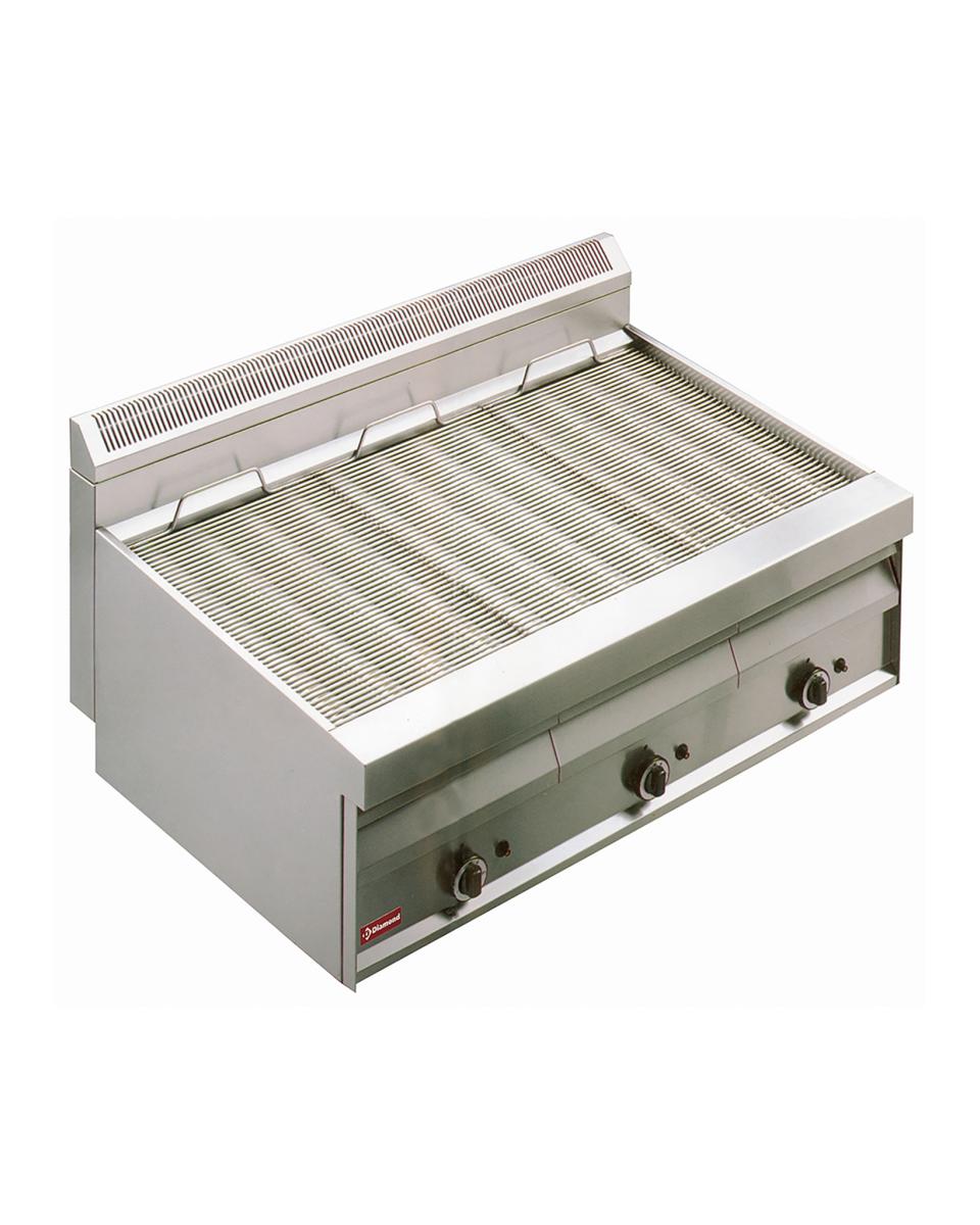 Wassergrill - 31,4 kW - Gas - 120 cm - Tischmodell - Diamond - GV1207