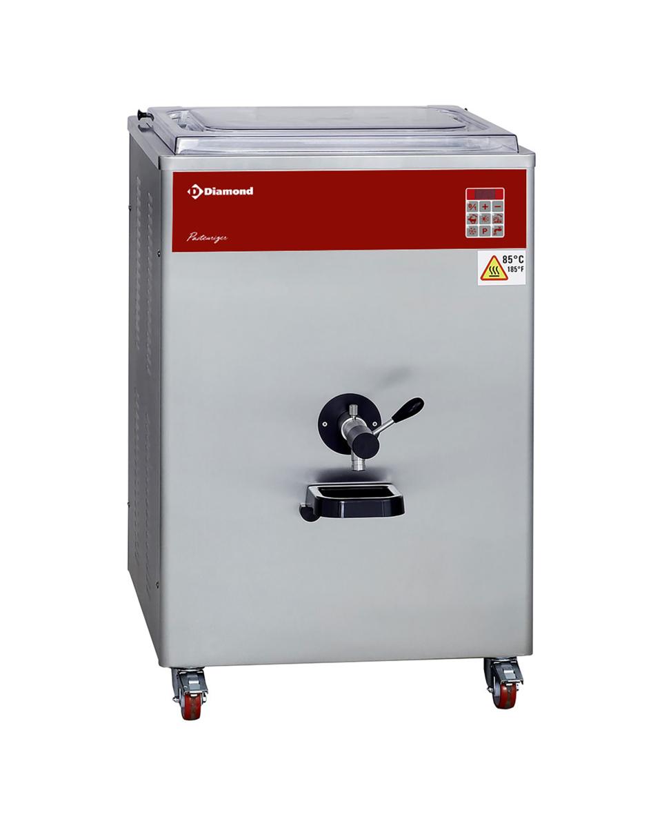 Pasteurisierer - 120 Liter/Stunde - Wasserkondensator - 400V - Diamond - SPS/120W