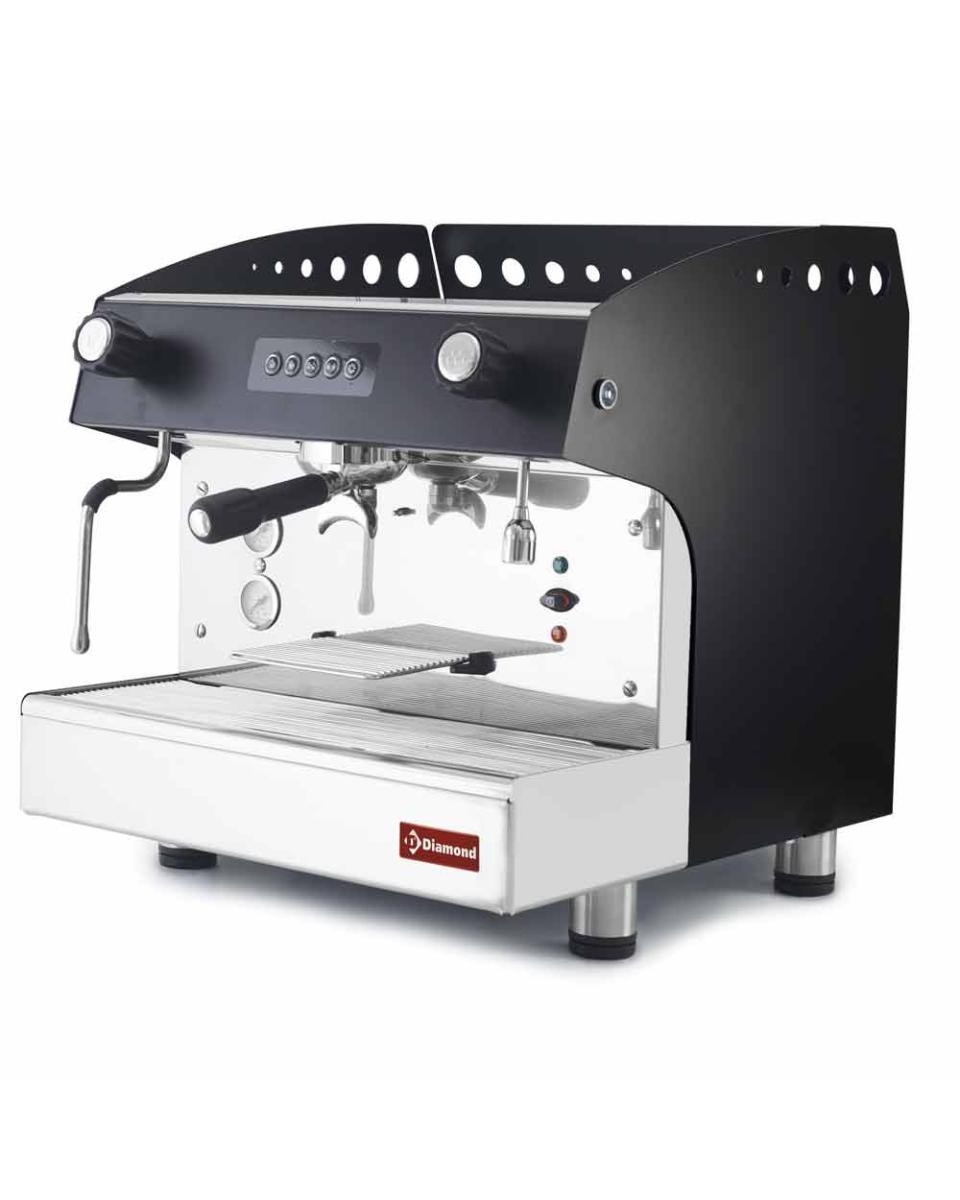 Espressomaschine - Automatisch - 1 Gruppe + Wasserenthärter 8 Liter 