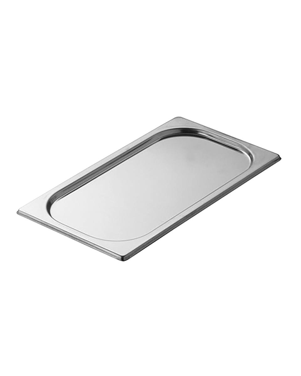 Deckel Gastronorm - 1/2 GN - 32,5 x 26,5 CM - Edelstahl - Neutral - Caterchef - 953128