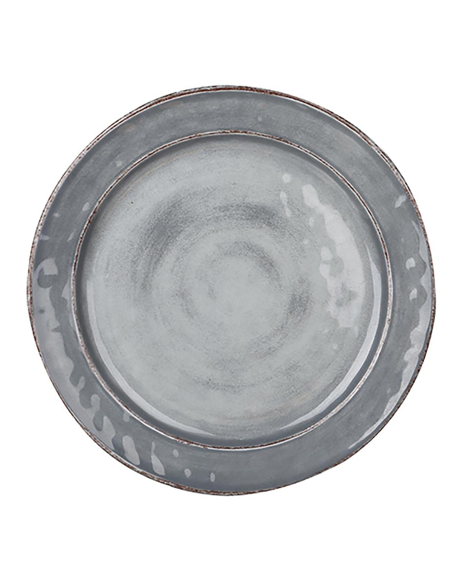Teller – H 2,5 CM – 0,301 KG – Ø28 CM – Melamin – Grau – 060187