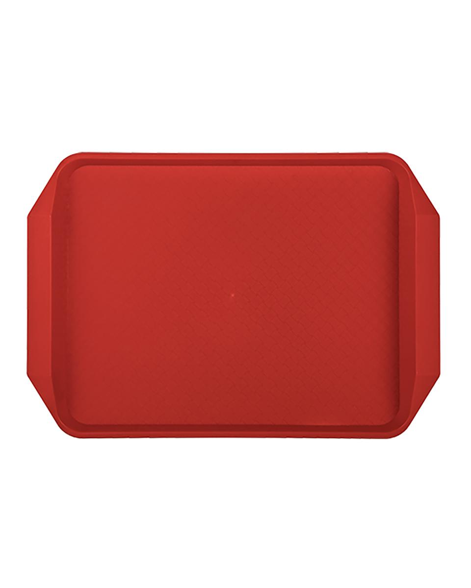 Tablett – H 2,5 x 42 x 30 cm – 0,48 kg – Polypropylen – Rot – Caterchef