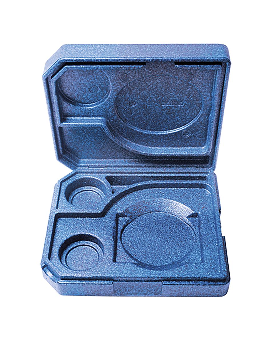 Speisedose Deluxe – H 12 x 44 x 37 cm – 0,7 kg – Polypropylen – Blau – Thermo Future Box – 235202