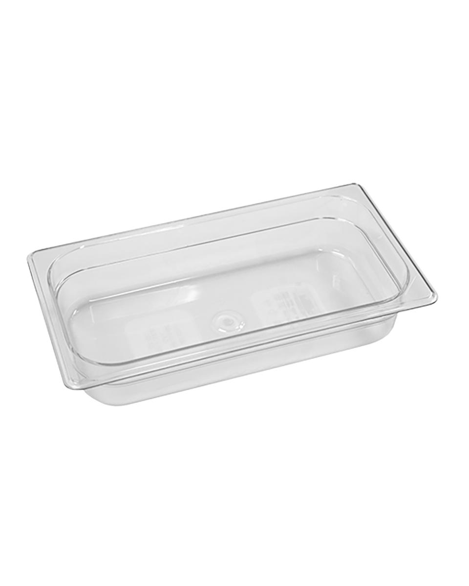 Gastronorm-Behälter – 1/3 GN – 2,6 Liter – H 6,5 x 32,5 x 17,6 cm – Polycarbonat – Rubbermaid – RM3369