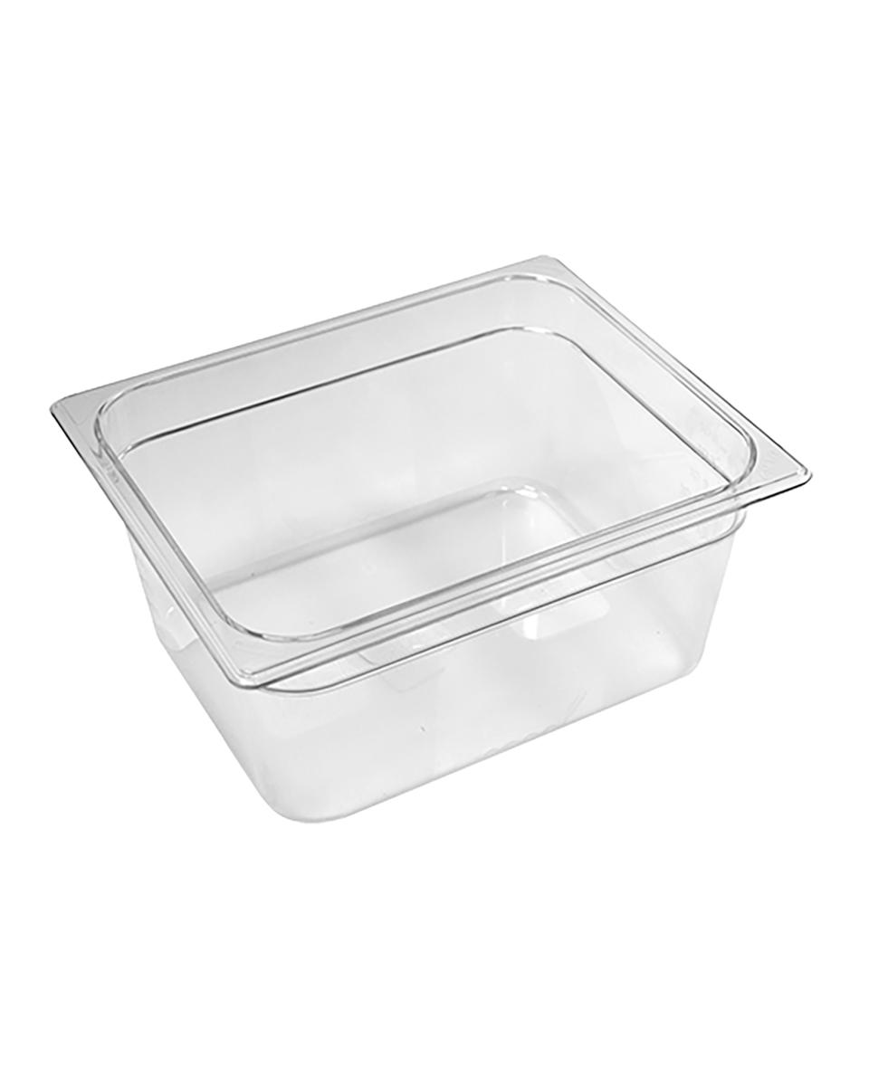 Gastronorm-Behälter – 1/2 GN – 8,2 Liter – H 15 x 32,5 x 26,5 cm – Polycarbonat – Rubbermaid – RM3387