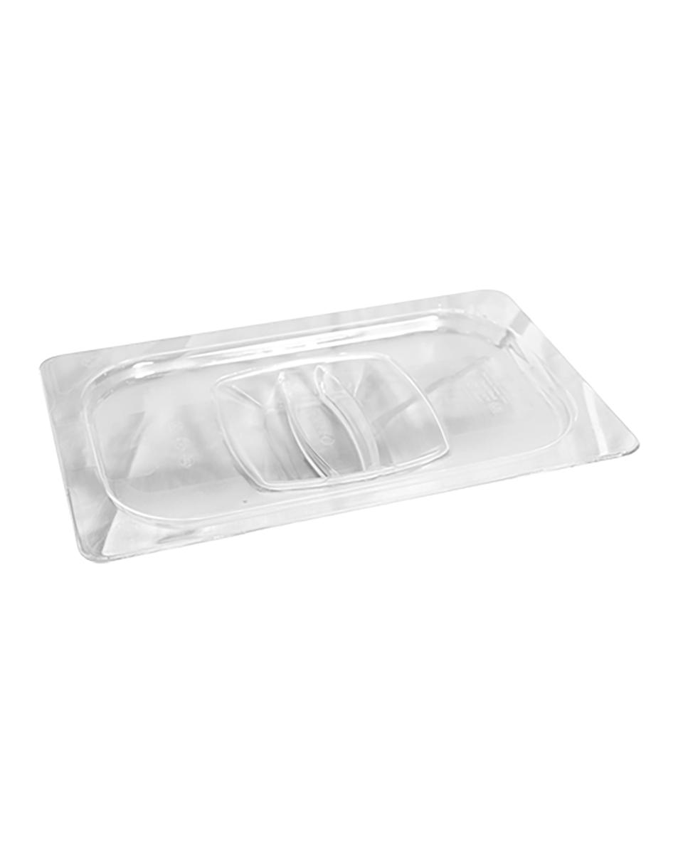 Deckel Gastronorm – 1/4 GN – 26,5 x 16,2 cm – Polycarbonat – transparent – Standard – Rubbermaid – RM3398