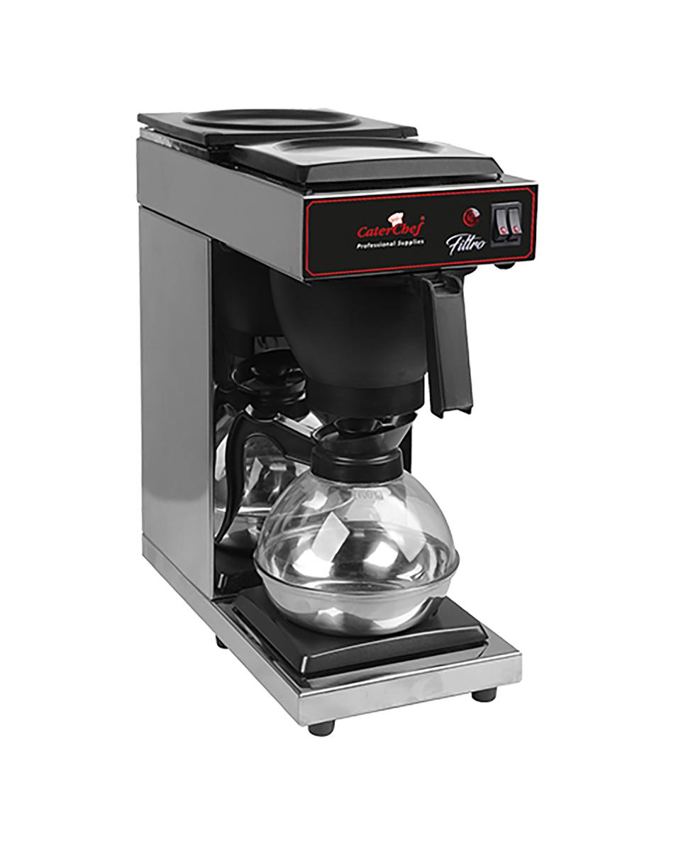 Kaffeemaschine – H 45,3 x 19 x 37 cm – 5.812 kg – 220 – 240 V – 2200 W – Edelstahl – 2 Liter – Caterchef