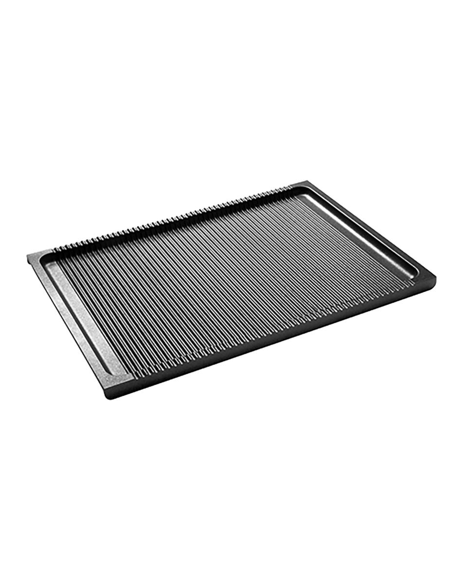 Grillplatte – H 0,6 x 38 x 26,5 cm – 1.033 kg – Aluminiumguss – Risoli – 729001