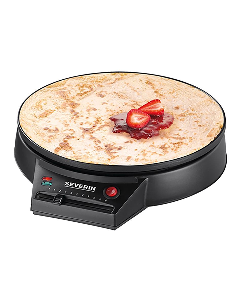 Crêpe-Backgerät - H 8 x 30,5 x 34,5 CM - 1.535 KG - Ø30 CM - 220 - 240 V - 1000 W - Metall - Severin - 910054