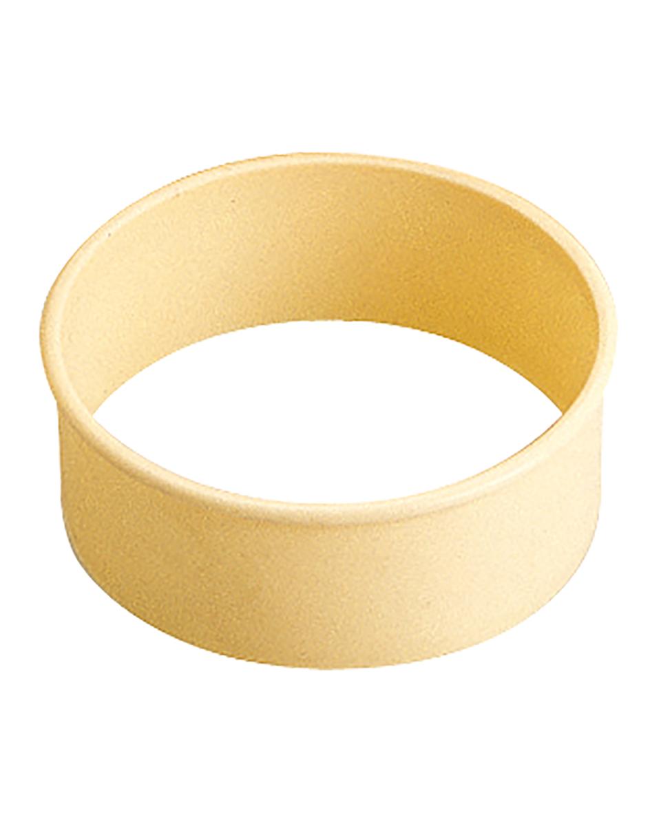 Tortenring - H 4,5 CM - 0,15 KG - Ø18 CM - Kunststoff - Creme - 035032