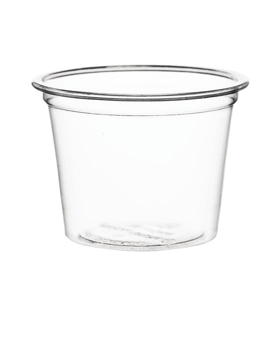 Einweg-Soßenschale - 2,8 cl - 5000 Stück - H 3,5 cm - Pla - Vegware - CL681